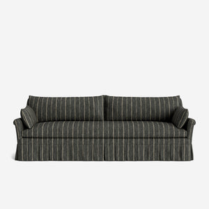 Portola Rolled Arm Luxe Depth Pleated Sofa