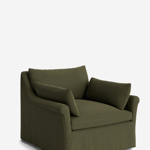 Portola Rolled Arm Luxe Depth Slipcover Chair
