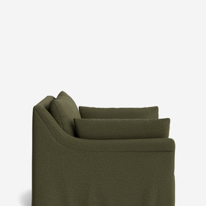 Portola Rolled Arm Luxe Depth Slipcover Chair