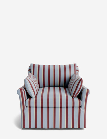 Blue/Garnet Chandler Stripe