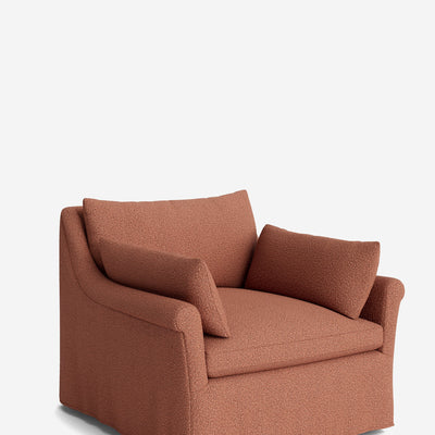 Portola Rolled Arm Luxe Depth Slipcover Chair