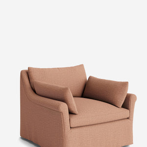 Portola Rolled Arm Luxe Depth Slipcover Chair