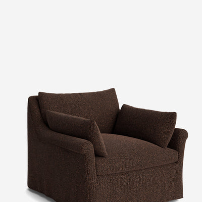 Portola Rolled Arm Luxe Depth Slipcover Chair