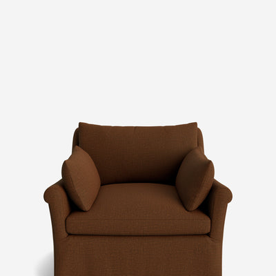 Portola Rolled Arm Luxe Depth Slipcover Chair