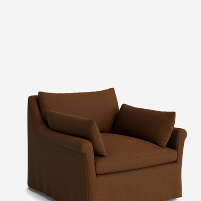 Portola Rolled Arm Luxe Depth Slipcover Chair
