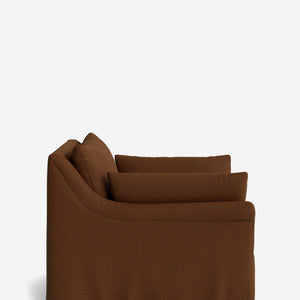 Portola Rolled Arm Luxe Depth Slipcover Chair