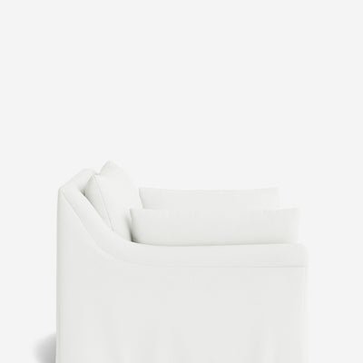 Portola Rolled Arm Luxe Depth Slipcover Chair