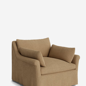 Portola Rolled Arm Luxe Depth Slipcover Chair