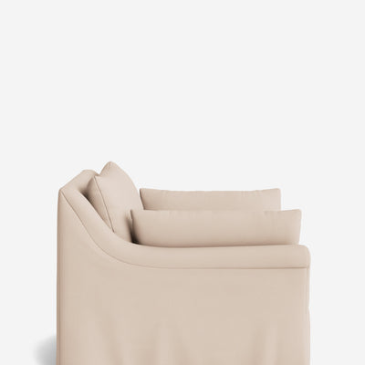 Portola Rolled Arm Luxe Depth Slipcover Chair