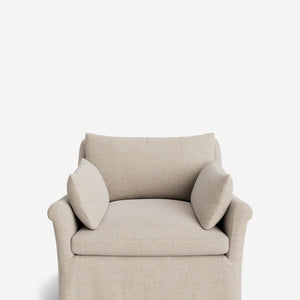 Portola Rolled Arm Luxe Depth Slipcover Chair