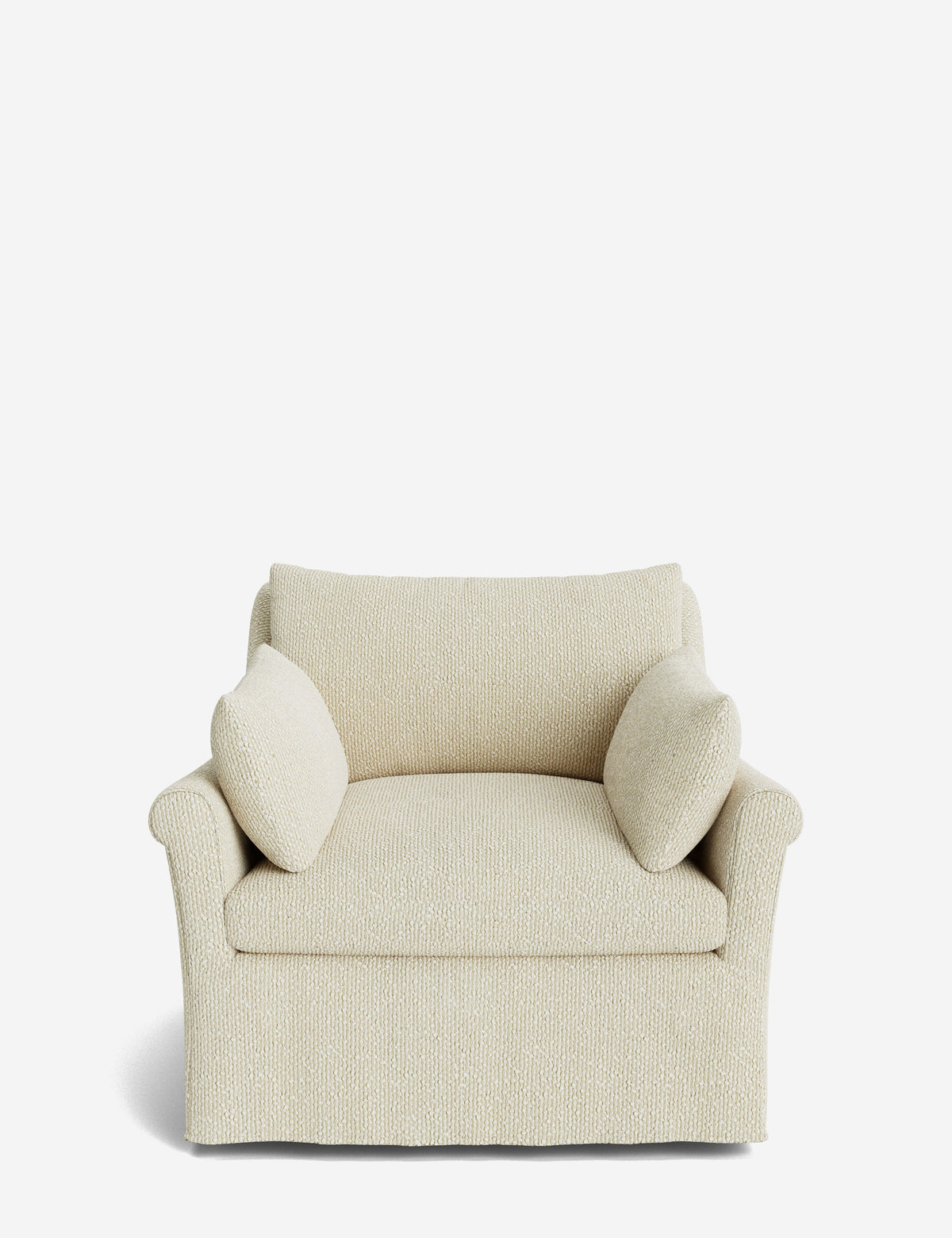 Portola Rolled Arm Luxe Depth Slipcover Chair