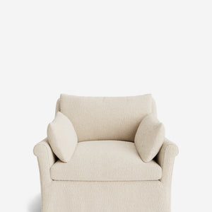 Portola Rolled Arm Luxe Depth Slipcover Chair