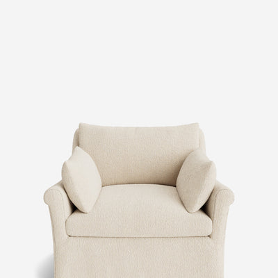 Portola Rolled Arm Luxe Depth Slipcover Chair