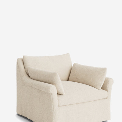 Portola Rolled Arm Luxe Depth Slipcover Chair