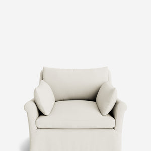 Portola Rolled Arm Luxe Depth Slipcover Chair