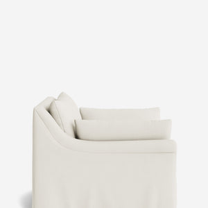 Portola Rolled Arm Luxe Depth Slipcover Chair