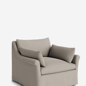 Portola Rolled Arm Luxe Depth Slipcover Chair