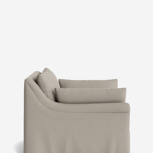 Portola Rolled Arm Luxe Depth Slipcover Chair