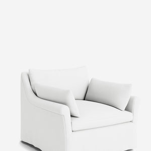 Portola Rolled Arm Luxe Depth Slipcover Chair