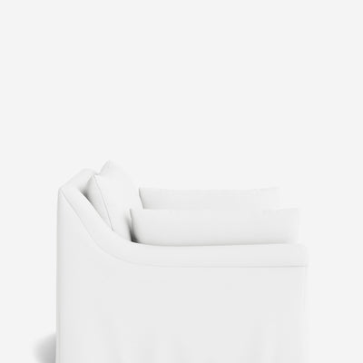 Portola Rolled Arm Luxe Depth Slipcover Chair