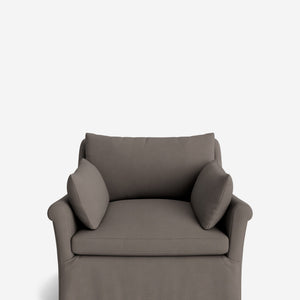 Portola Rolled Arm Luxe Depth Slipcover Chair