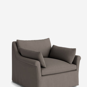 Portola Rolled Arm Luxe Depth Slipcover Chair