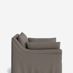 Portola Rolled Arm Luxe Depth Slipcover Chair