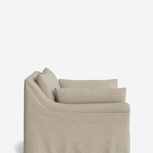 Portola Rolled Arm Luxe Depth Slipcover Chair