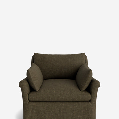 Portola Rolled Arm Luxe Depth Slipcover Chair