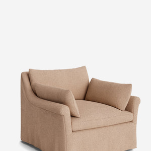 Portola Rolled Arm Luxe Depth Slipcover Chair