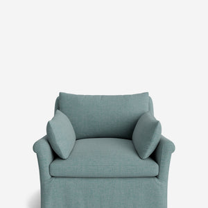 Portola Rolled Arm Luxe Depth Slipcover Chair