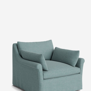 Portola Rolled Arm Luxe Depth Slipcover Chair
