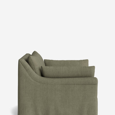 Portola Rolled Arm Luxe Depth Slipcover Chair