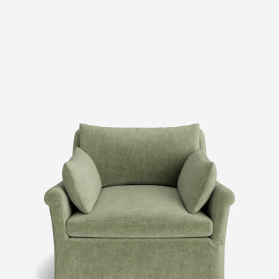 Portola Rolled Arm Luxe Depth Slipcover Chair