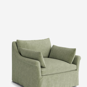 Portola Rolled Arm Luxe Depth Slipcover Chair