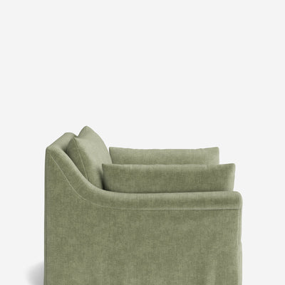 Portola Rolled Arm Luxe Depth Slipcover Chair