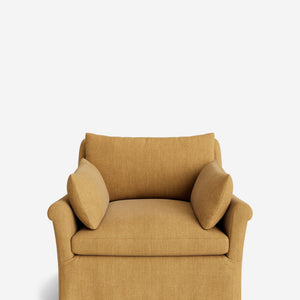 Portola Rolled Arm Luxe Depth Slipcover Chair