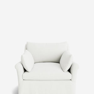 Portola Rolled Arm Luxe Depth Slipcover Chair