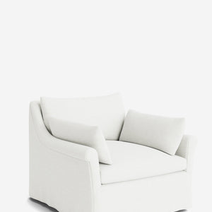 Portola Rolled Arm Luxe Depth Slipcover Chair