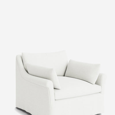 Portola Rolled Arm Luxe Depth Slipcover Chair