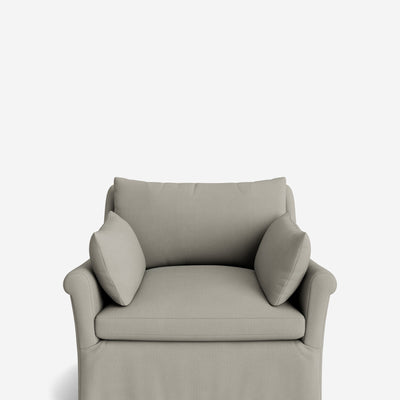 Portola Rolled Arm Luxe Depth Slipcover Chair