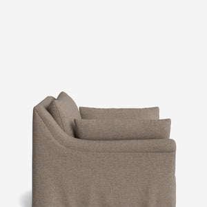 Portola Rolled Arm Luxe Depth Slipcover Chair