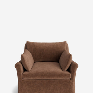Portola Rolled Arm Luxe Depth Slipcover Chair