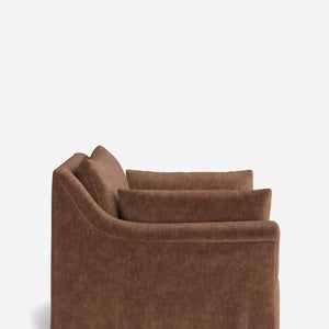 Portola Rolled Arm Luxe Depth Slipcover Chair