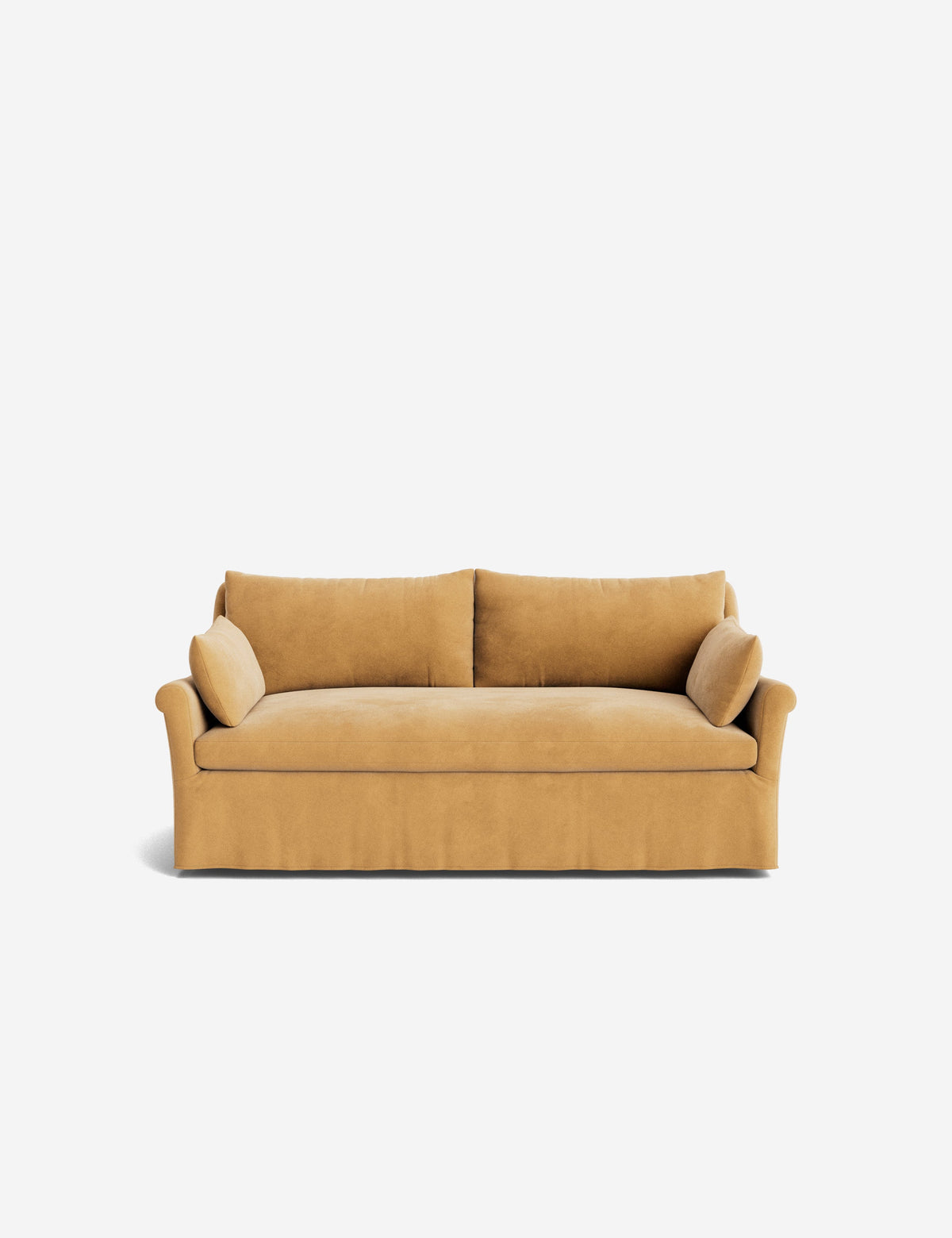 Portola Rolled Arm Luxe Depth Slipcover Sofa