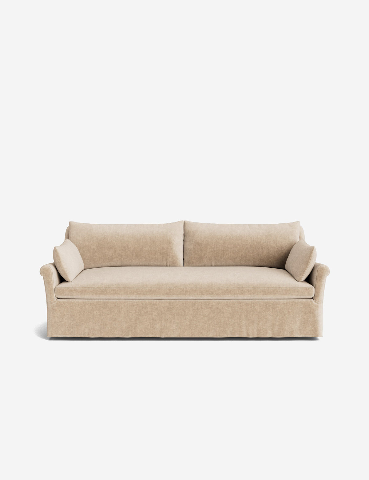 Portola Rolled Arm Luxe Depth Slipcover Sofa