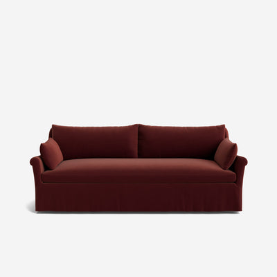 Portola Rolled Arm Luxe Depth Slipcover Sofa