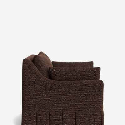 Portola Rolled Arm Pleated Accent Chair