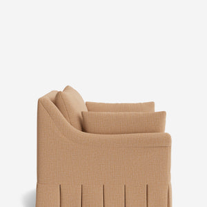 Portola Rolled Arm Pleated Accent Chair