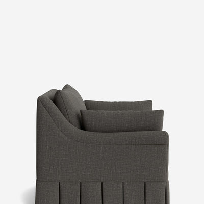 Portola Rolled Arm Pleated Accent Chair